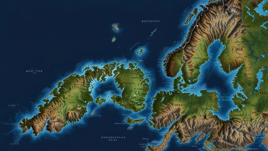 Norwegia na mapie - Poznaj położenie i geografię tego pięknego kraju