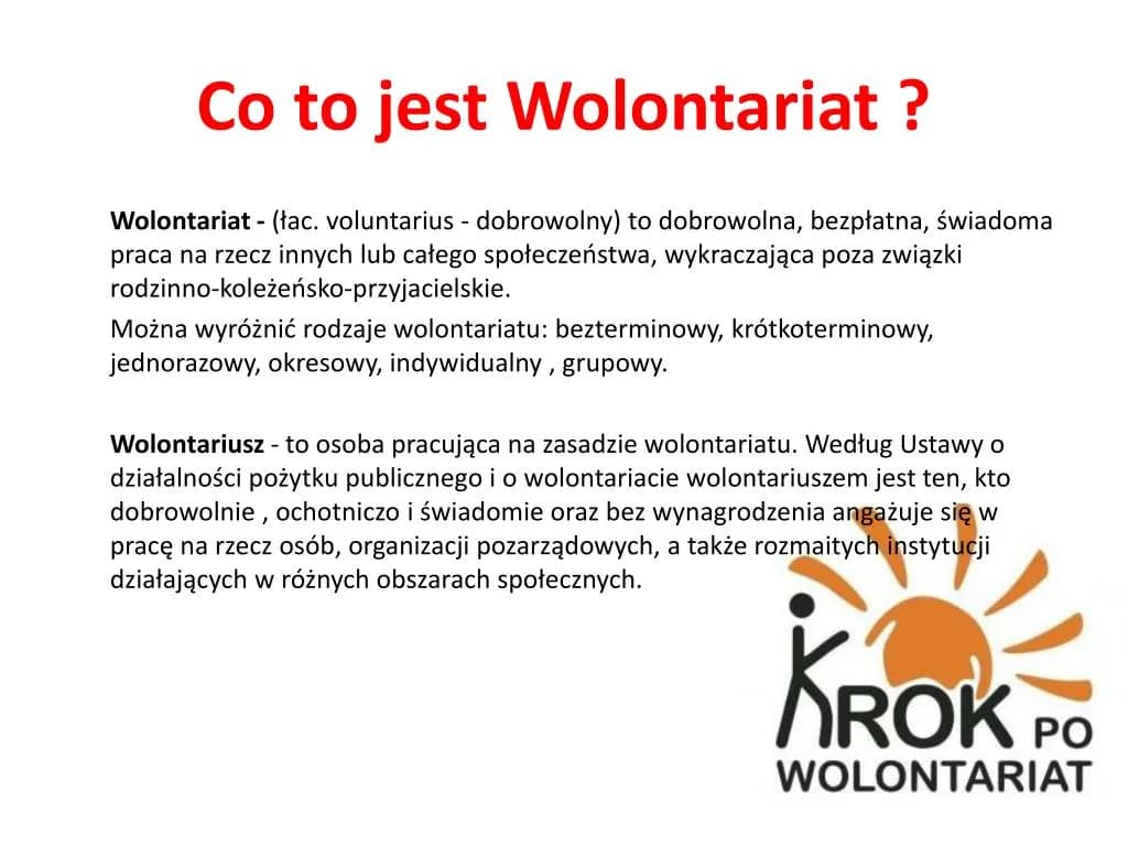 Co to jest wolontariat i dlaczego warto zostać wolontariuszem